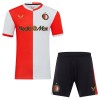 Virallinen Fanipaita + Shortsit Feyenoord Rotterdam Kotipelipaita 2025-26 - Lasten